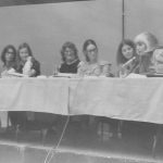 Panellists are featured speaking at the 1976 conference of the National Association of Women and the Law (NAWL) include Evelyn Gigantes, Lynne Kaye, Laurell Ritchie, Cathy Morrison and Helen Levine. The conference was held in Ottawa at the start of the United Nations Decade for Women.