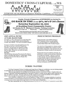 thumbnail of Domestics’ Cross-Cultural News – August 2001