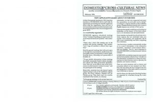 thumbnail of Domestics’ Cross-Cultural News – February 1994