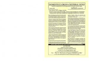 thumbnail of Domestics’ Cross-Cultural News – January 1995