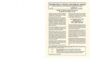 thumbnail of Domestics’ Cross-Cultural News – July 1994