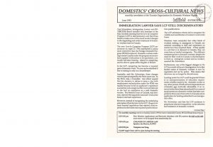 thumbnail of Domestics’ Cross-Cultural News – June 1993