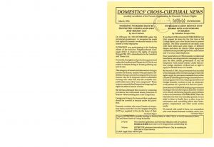 thumbnail of Domestics’ Cross-Cultural News – March 1994