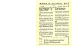 thumbnail of Domestics’ Cross-Cultural News – May 1993