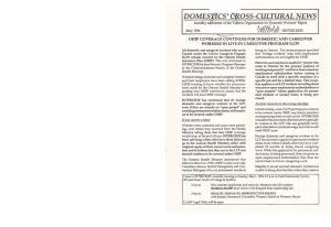 thumbnail of Domestics’ Cross-Cultural News – May 1994