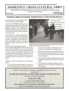 thumbnail of Domestics’ Cross-Cultural News – May 2000