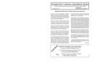 thumbnail of Domestics’ Cross-Cultural News – November 1995