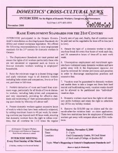 thumbnail of Domestics’ Cross-Cultural News – November 2000