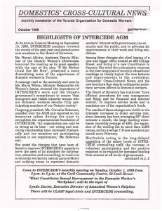 thumbnail of Domestics’ Cross-Cultural News – October 1989