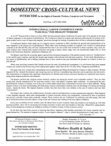 thumbnail of Domestics’ Cross-Cultural News – September 2004