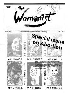 thumbnail of The Womanist – Vol. 2, Issue 1 – Fall 1989