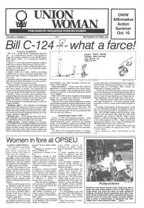 thumbnail of Union Woman – Vol. 5, No. 4 – September-October 1982