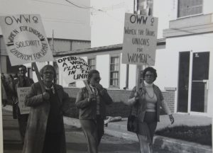 Organized Working Women played a significant role in organizing strong labour and feminist solidarity for the striking women at Fleck.