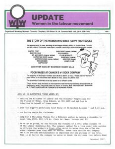 thumbnail of Organized Working Women Update – December 1987