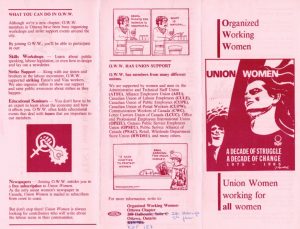 thumbnail of Union Women: A decade of struggle; a decade of change