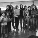 The Red Berets at Toronto City Hall on International Women's Day, March 7, 1981. Photograph by Wally Seccombe.