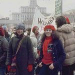 The Red Berets at Toronto International Women's Day, March 7, 1981.