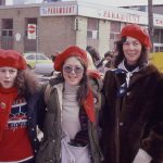 Members of The Red Berets at Toronto International Women's Day, March 7, 1981.