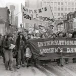 International Women's Day in Toronto, March 1982. Photograph by Helena Wehrstein.