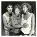 Undated photo of The Clichettes. Left to right: Louise Garfield, Johanna Householder, Janice Hladski. Photo by David Hlynsky.