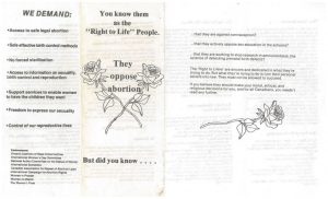 thumbnail of Flyer Against “Right to Life”