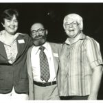 Abortion rights activists Dr. Linda Rapson, Dr. Henry Morgentaler, and Norma Scarborough in 1978 photo.