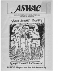 thumbnail of Alberta Status of Women Action Committee Newsletter – Vol. 10, No. 1 – January/February 1989