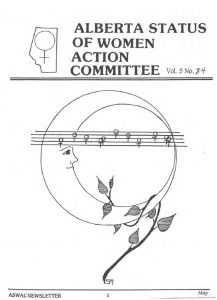 thumbnail of Alberta Status of Women Action Committee Newsletter – Vol. 5, No. 4 – May 1984