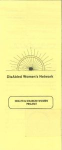 thumbnail of DAWN: Health and Disabled Women Project