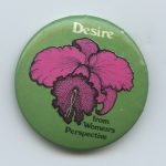 This image of 'desire' is from the 1983 Women's Perspective exhibit at the Partisan Gallery in Toronto.