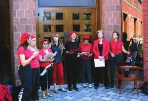 The Red Berets at the Feminist Working Class History Conference at University of Toronto - October 1, 2005