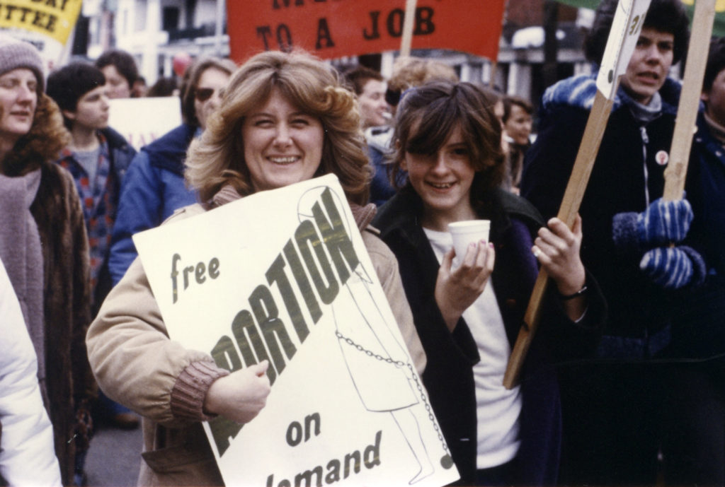 This undated photo was taken at Toronto International Women's Day March.