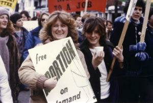 This undated photo was taken at Toronto International Women's Day March.