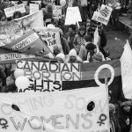 The 1983 International Women's Day March in Toronto included the Canadian Abortion Rights Action League and the National Action Committee on Status of Women.