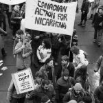 Canadian Action for Nicaragua joins 1983 International Women's Day March in Toronto.