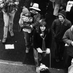 This is a photo taken at the 1983 International Women's Day March in Toronto.