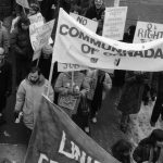 This is a photo of the Communist Party of Canada marching at the 1983 Toronto International Women's Day March.