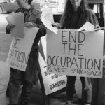 Protest by the Jewish Women’s Committee to End the Occupation of the West Bank and Gaza (JWCEO) outside the Israeli consulate