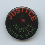 On August 26, 1979 Albert Johnson, a 35-year-old Jamaican Canadian, was shot dead in his home. He was known to have mental health struggles. Immediately, the Black community organized. The Black Action Defense Committee (BADC) along with over 30 community organizations mobilized 2,000 people to march from Oakwood/Vaughn to 13th division headquarters to protest Johnson's murder. Again on October 14, 1979, 1000 people protested at Toronto City Hall. The Albert Johnson Committee Against Police Brutality had three demands: 1. They demanded that the two police officers be charged with murder instead of manslaughter. 2. They requested that Toronto police provide full compensation to Johnson's wife and four children. 3. They demanded the Province of Ontario and Attorney-General Roy McMurty establish an independent civilian review board for complaints against the police. November, 1980, both police officers, Cargnelli and Inglis, were acquitted of manslaughter charges. BADC continued to protest and finally in 1988, Toronto police made a secret settlement in court after the Johnson family filed a civil lawsuit against them. The Special Investigations Unit (SIU) was created in 1990 as a way to increase police accountability in the investigation of civilian murders. Despite the historic and ongoing limitations of the SIU, the reform was a victory for the Black community because it was an acknowledgement that anti-Black racism and police brutality are systemic problems that require institutional reform. In a related protest, on February 20, 1981, Lemona Johnson, Albert's widow, spoke outside 52 division headquarter at a massive protest against the vicious police attack on the city's gay bath houses just two weeks earlier. She, and others, drew the parallels between police violence against the Black community and the gay community.