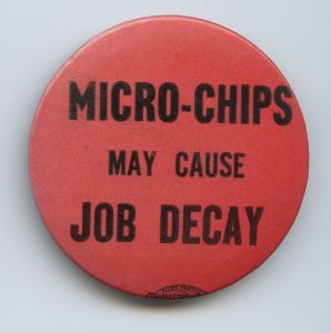 The micro-chip revolution emerged as an important issue for women during the 1970s. There was growing concern about job loss, de-skilling, and speed-up in job sectors traditionally held by women.