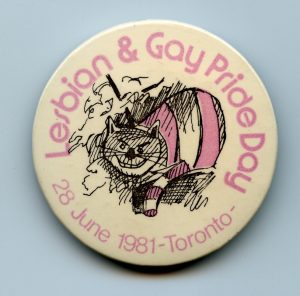 This was the first Lesbian and Gay Pride Day in Toronto that coincided with the anniversary of the 1969 Stonewall Riots in New York City, considered one of the sparks for the lesbian and gay liberation movement. This Pride was fuelled by anger at the recent bathhouse raids in which over 300 gay men were arrested, and by defiance in response to the rising tide of right-wing bigotry.