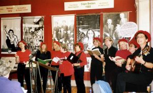 The Red Berets came together to perform at the Labour History Conference in Hamilton on May 26, 2002.