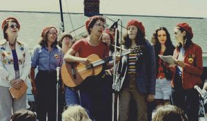 The Red Berets play at the first Lesbian and Gay Pride Day in Toronto on June 28, 1981.