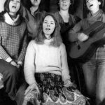 A photo of some members of the Red Berets taken at a rehearsal in 1984.