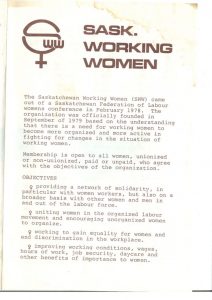 thumbnail of Saskatchewan Working Women Information Brochure