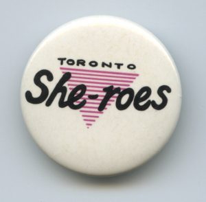 The She-roes were a lesbian baseball team that competed in the Gay Games 1990.