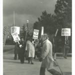 This is an unidentified photo of a pro-choice protest.