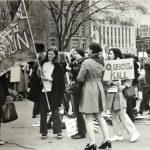 Montreal Women's Liberation marches as part of the May 9th demonstration for abortion rights that was held in Ottawa as the Abortion Caravan completed its trip from Vancouver.