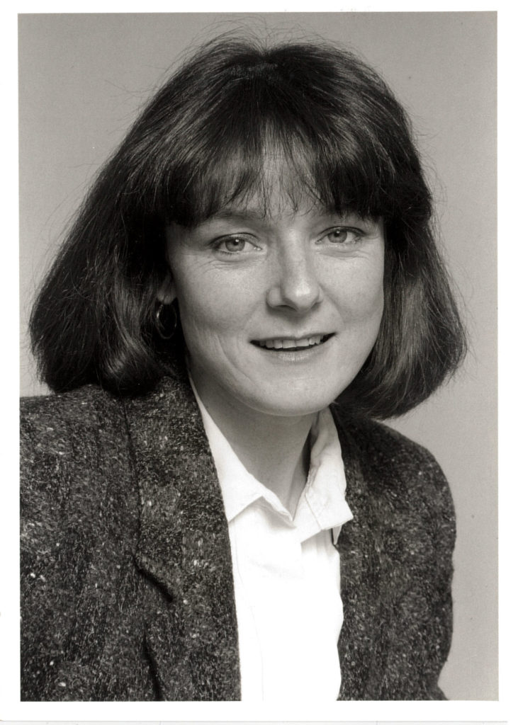 This is an undated early photo of Peggy Nash as an activist and feminist with the Canadian Auto Workers. Nash was a leader during the Canadian Air Line Employees Association (CALEA) strike against Air Canada in 1985. Shortly after, CALEA merged with the Canadian Auto Workers. Nash became a member of the union’s leadership and later assumed chief responsibility for negotiating with such companies as Ford of Canada.