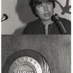 Action Daycare leader Pat Schultz speaks to 1981 United Auto Workers in Canada Women's Conference at Port Elgin.